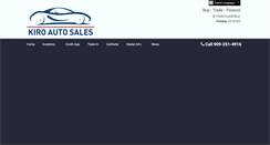 Desktop Screenshot of kiroautosales.com